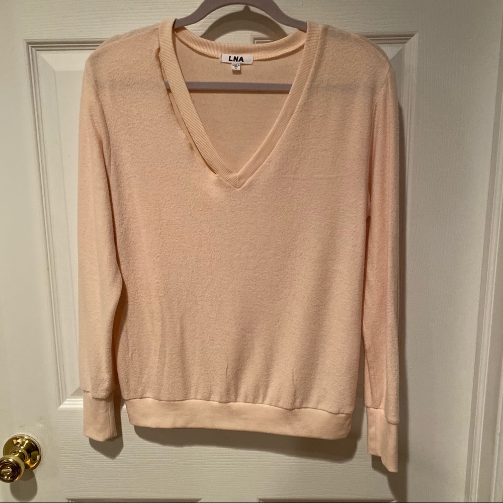 Pink LNA Fallon Sweater